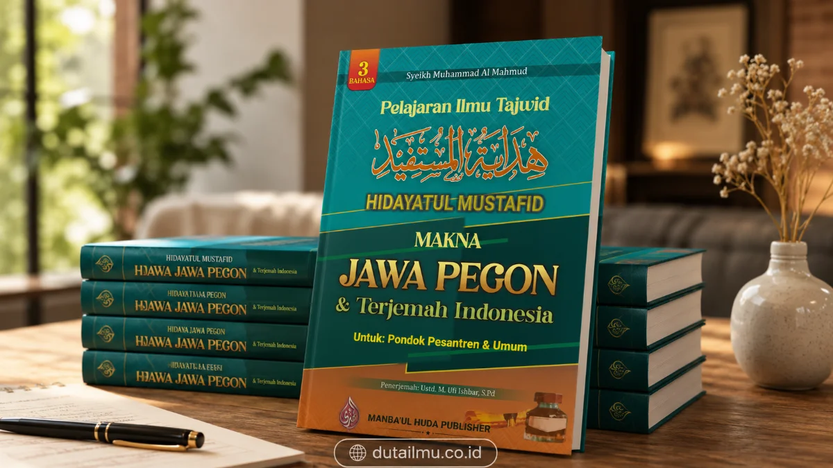 PANDAI MEMAHAMI ILMU TAJWID DENGAN TERJEMAH HIDAYATUL MUSTAFID 3 BAHASA ARAB-JAWA PEGON-INDONESIA