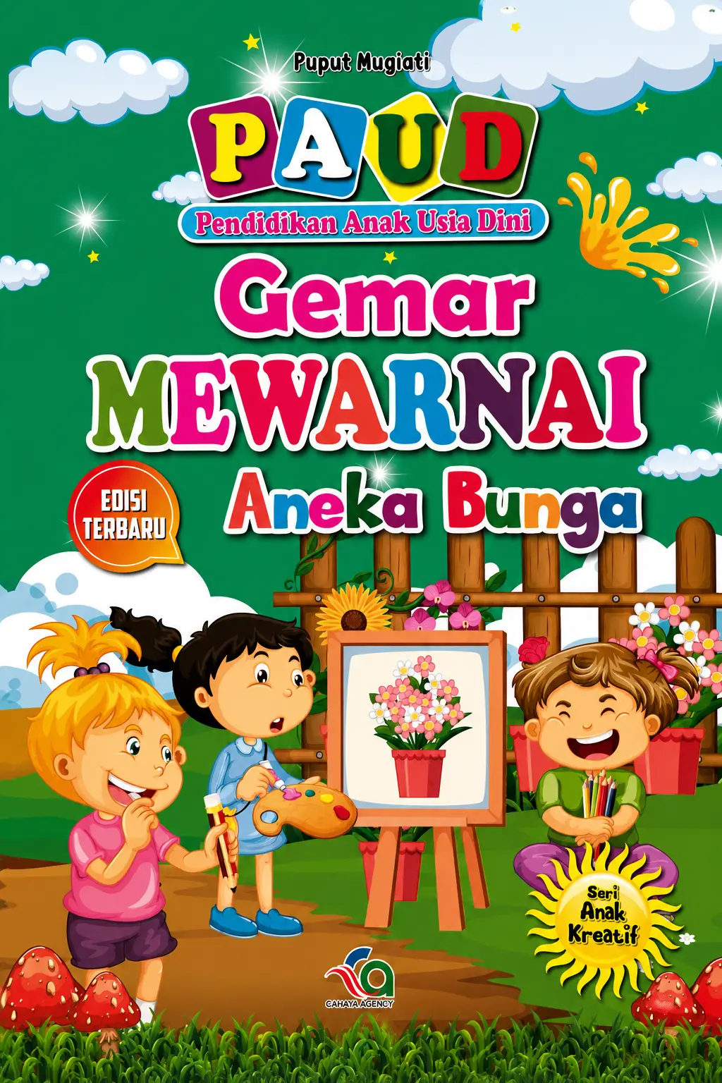 Buku Gemar Mewarnai Aneka Bunga | Full Color