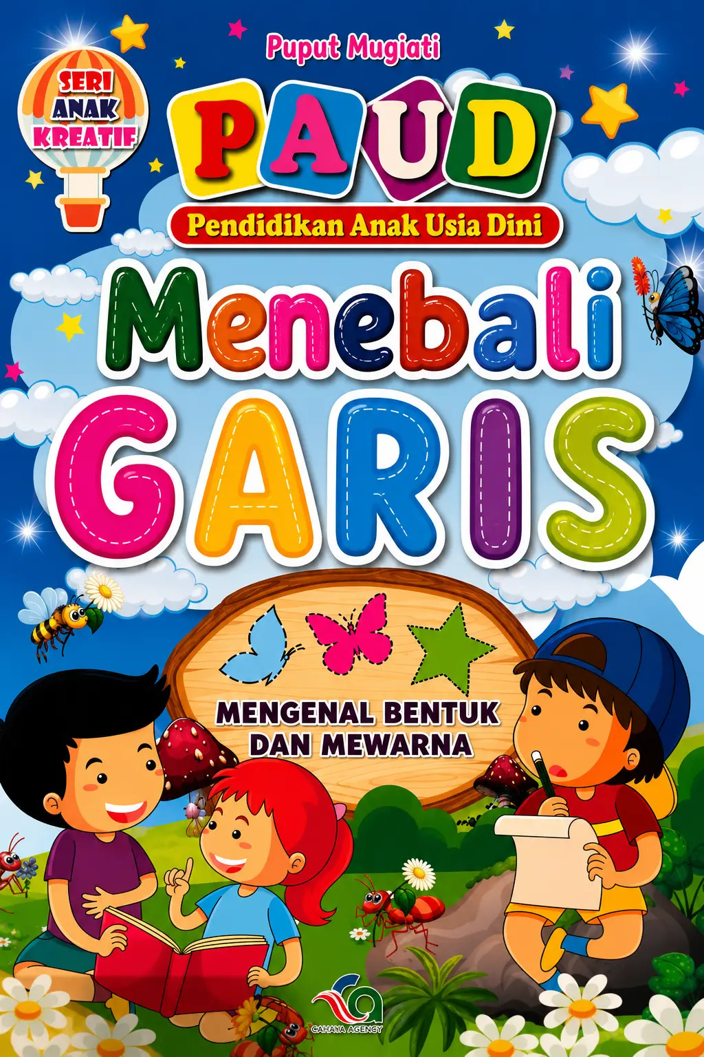Menebali Garis Mengenal Bentuk & Warna | Full Color
