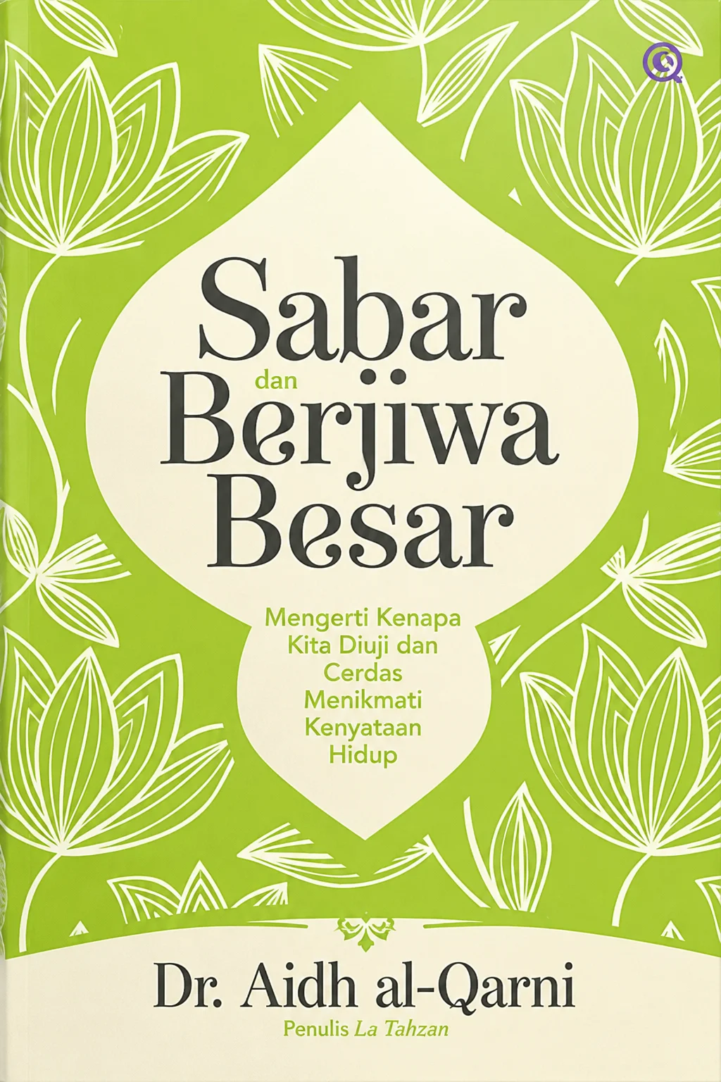 SABAR dan BERJIWA BESAR Mengerti Kenapa KIta Diuji dan Cerdas Menikmati Kenyataan Hidup