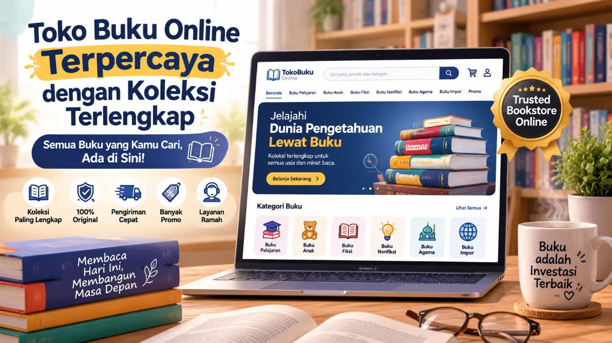 Toko Buku Online Terpercaya dengan Koleksi Terlengkap