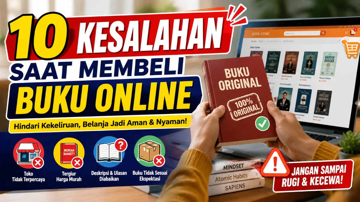Kesalahan Saat Membeli Buku Online: Hindari 10 Kekeliruan yang Sering Dilakukan Pembeli