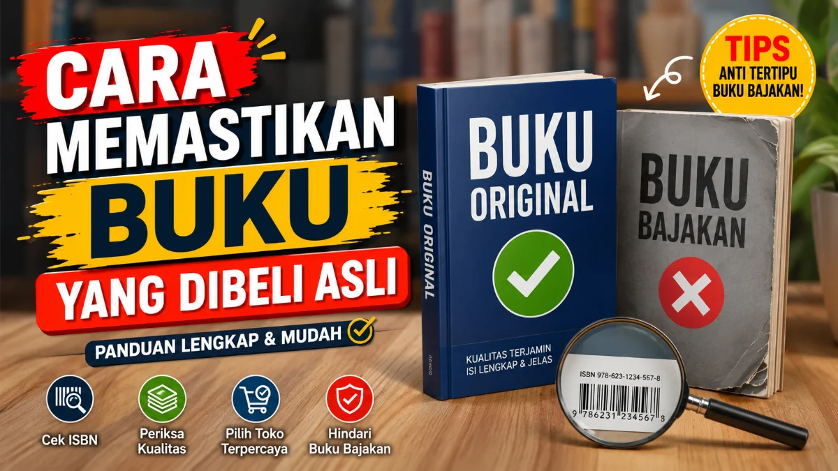 Cara Memastikan Buku yang Dibeli Asli