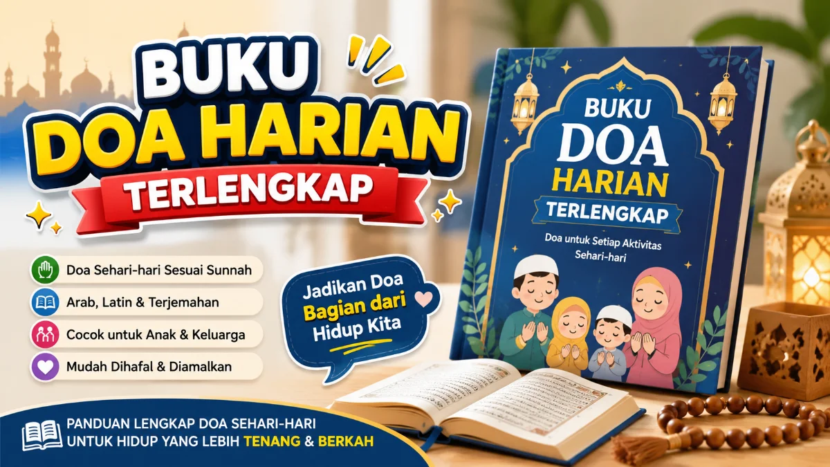 Buku Doa Harian Terlengkap: Panduan Ibadah untuk Anak, Remaja, dan Keluarga Muslim
