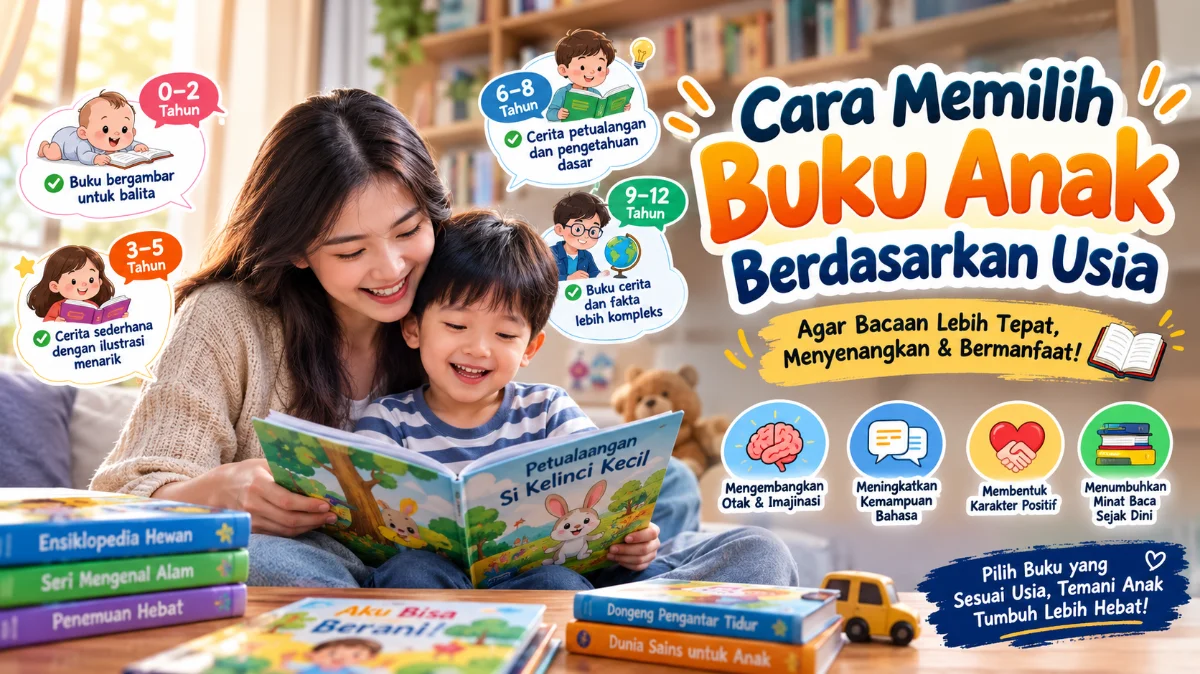 Cara Memilih Buku Anak Berdasarkan Usia