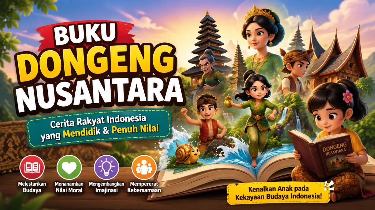 Buku Dongeng Nusantara: Mengenalkan Kekayaan Budaya Indonesia kepada Anak Sejak Dini