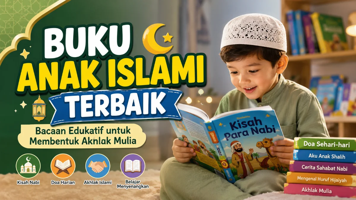 Buku Anak Islami Terbaik: Panduan Memilih Bacaan Edukatif yang Menanamkan Akhlak Sejak Dini