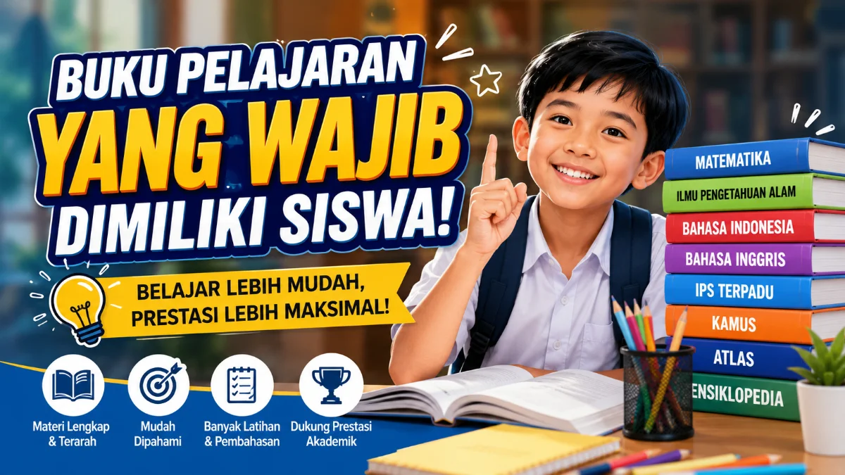 Buku Pelajaran yang Wajib Dimiliki Siswa untuk Mendukung Prestasi Belajar