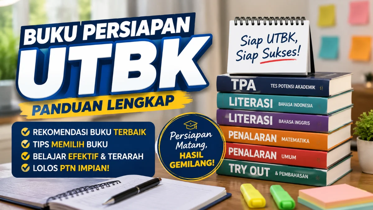 Buku Persiapan UTBK: Panduan Memilih Buku Terbaik agar Lolos PTN Impian
