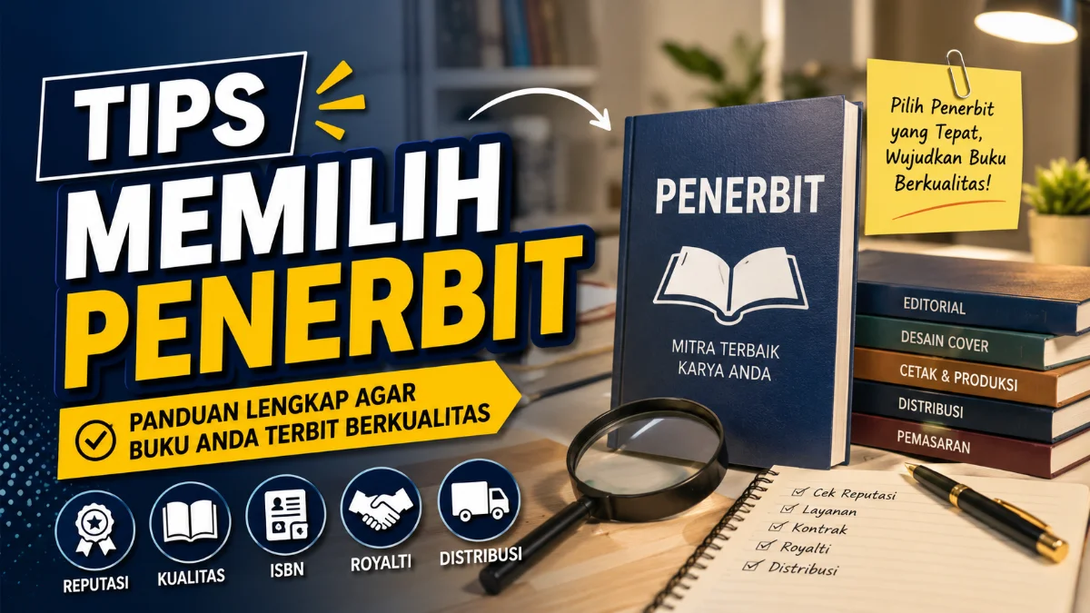 Tips Memilih Penerbit: Panduan Lengkap Agar Buku Anda Terbit Berkualitas
