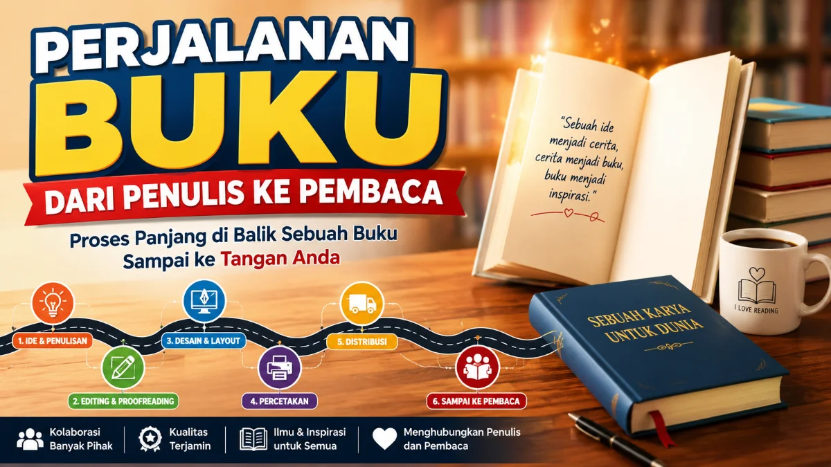 Perjalanan Buku dari Penulis ke Pembaca