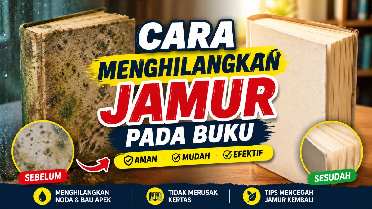 Cara Menghilangkan Jamur pada Buku