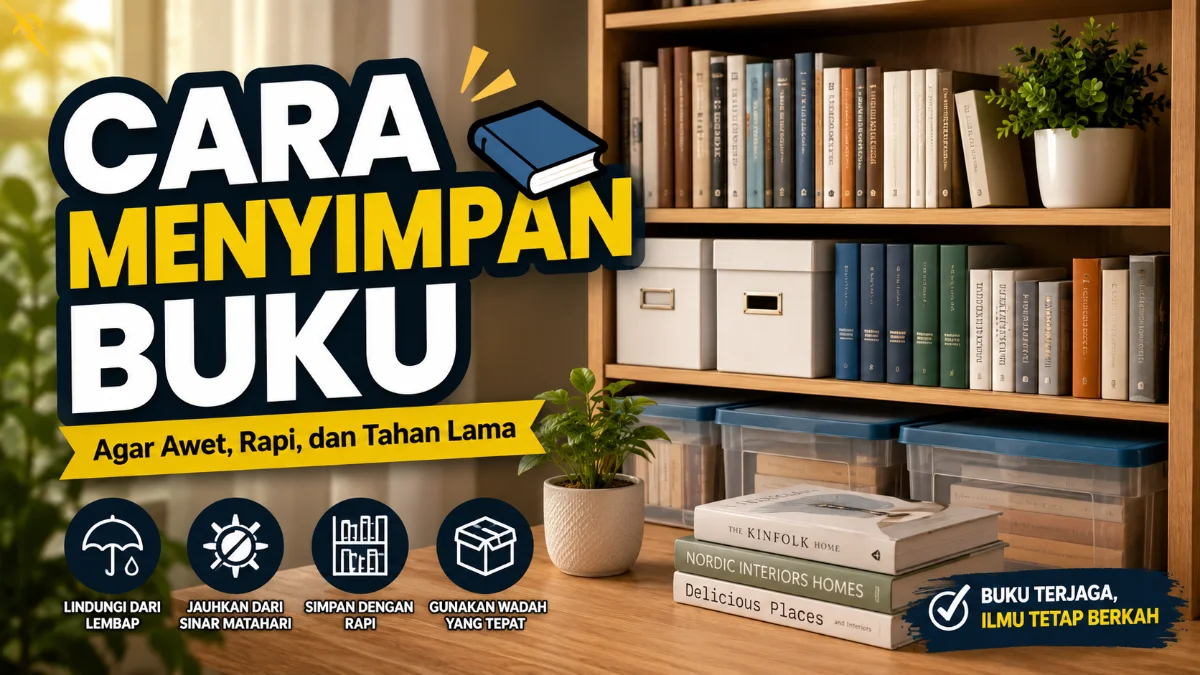 Cara Menyimpan Buku