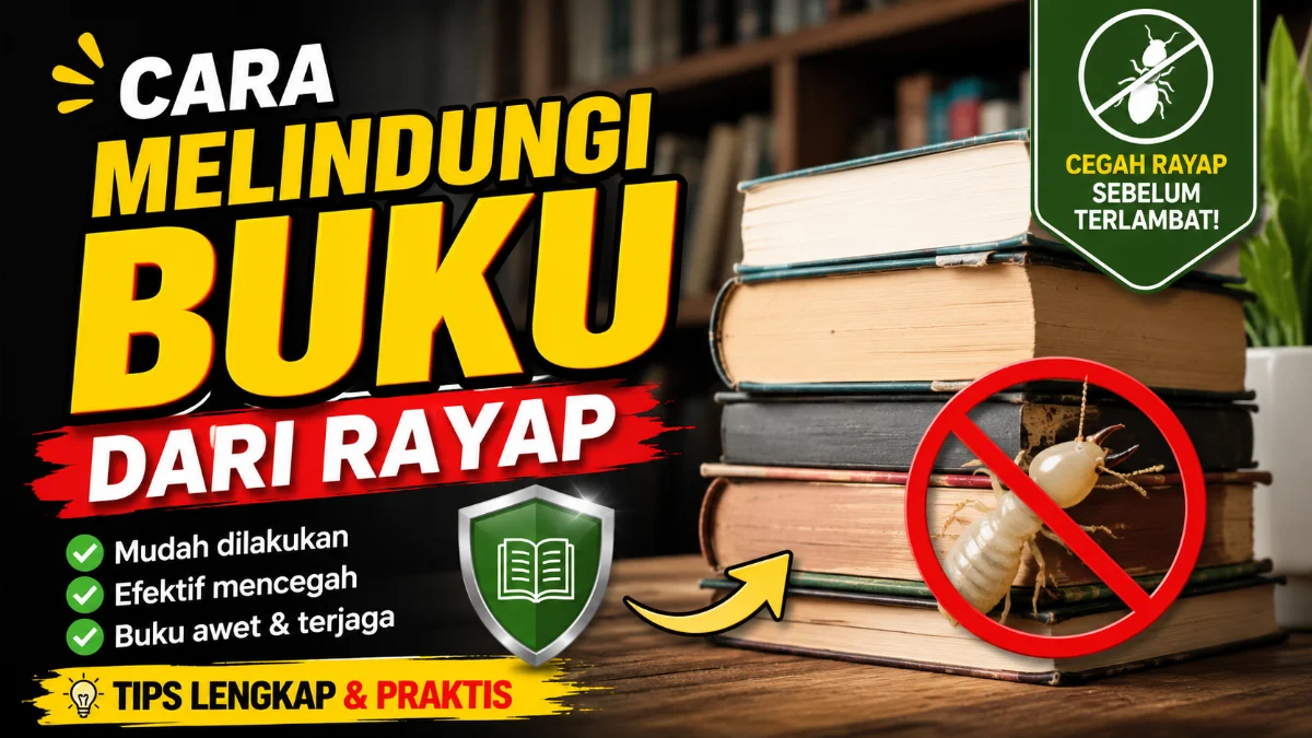 Cara Melindungi Buku dari Rayap