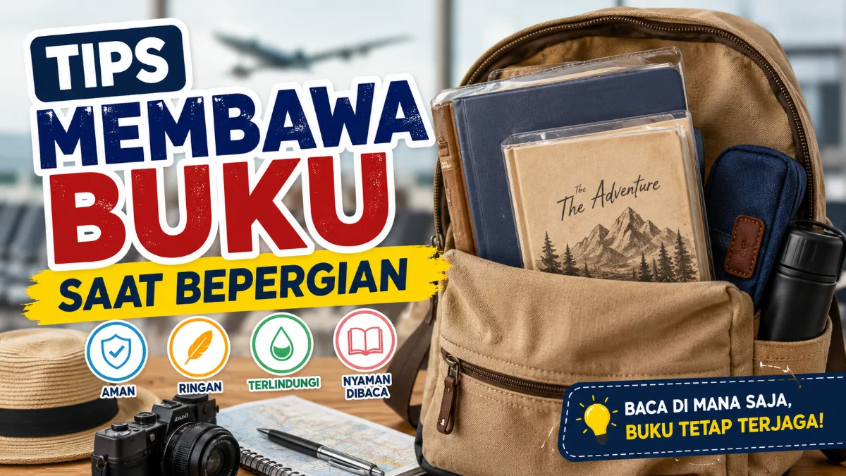 Tips Membawa Buku Saat Bepergian