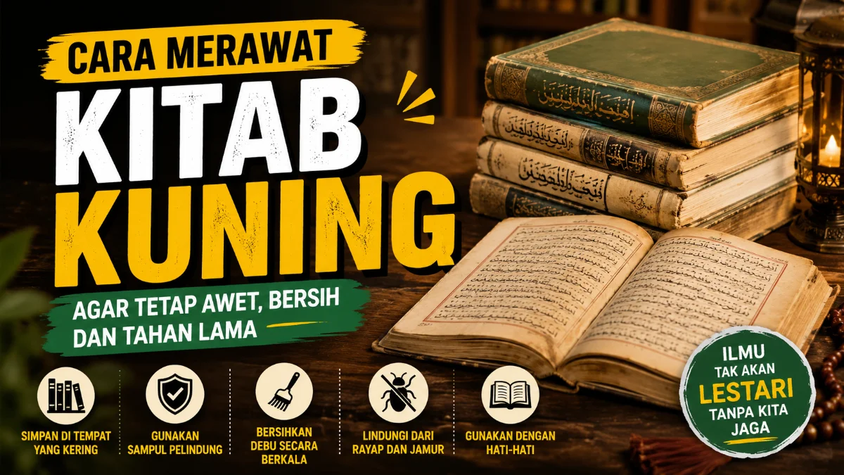 Cara Merawat Kitab Kuning agar Tetap Awet dan Mudah Dipelajari