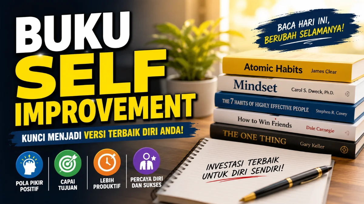 Buku Self Improvement: Panduan Lengkap Memilih Bacaan Terbaik untuk Mengembangkan Diri