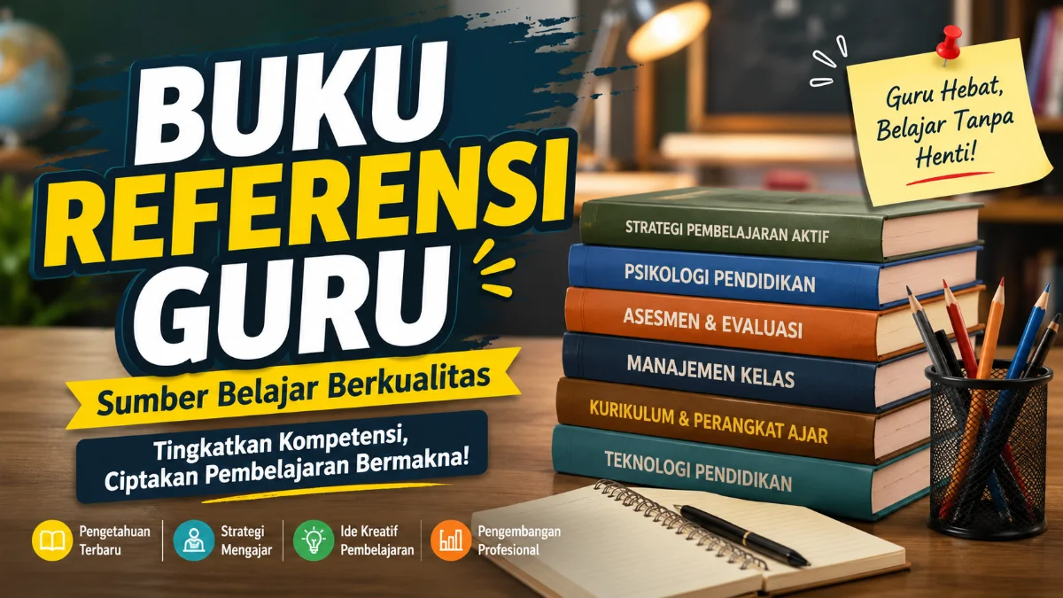 Buku Referensi Guru: Panduan Memilih Sumber Belajar Berkualitas untuk Meningkatkan Kompetensi Mengajar