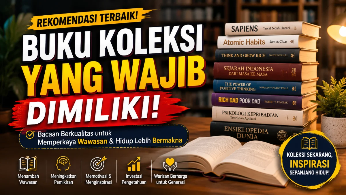 Buku Koleksi yang Wajib Dimiliki: Rekomendasi Bacaan Berkualitas untuk Memperkaya Wawasan dan Koleksi Pribadi