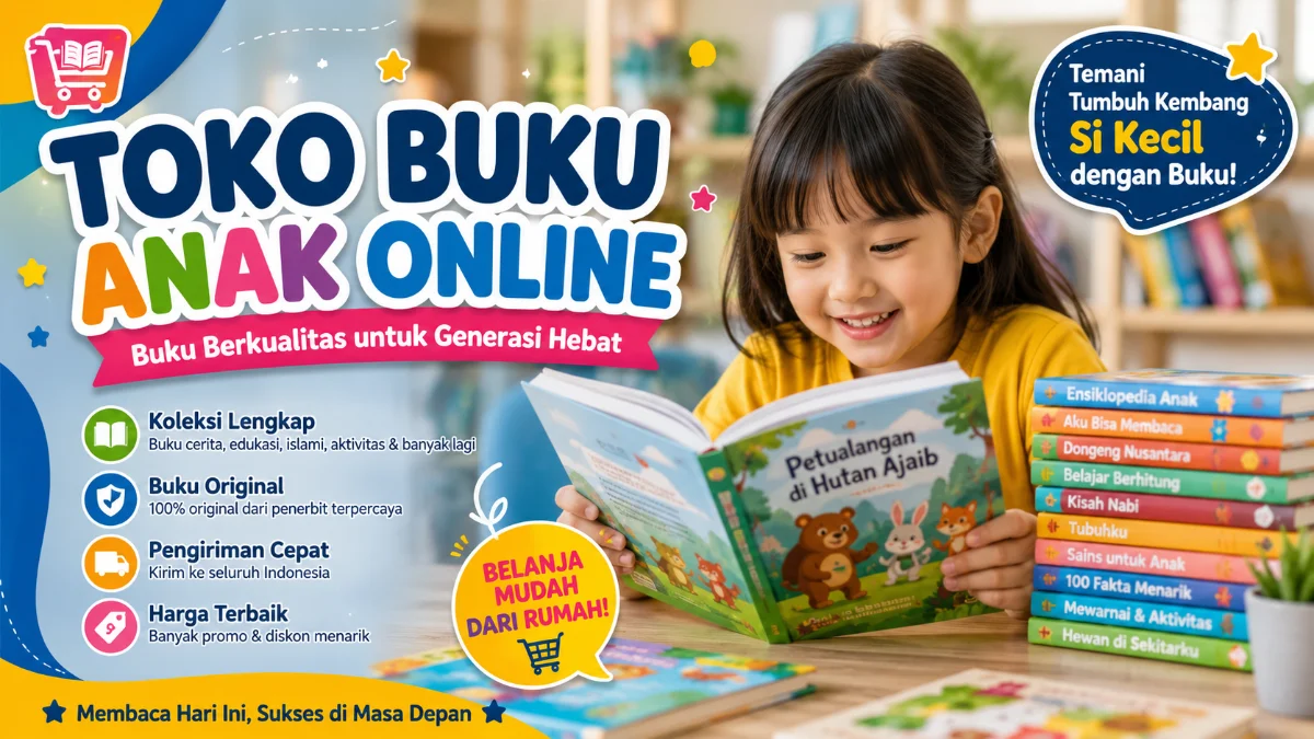 Toko Buku Anak Online: Solusi Praktis Menemukan Buku Berkualitas untuk Si Kecil