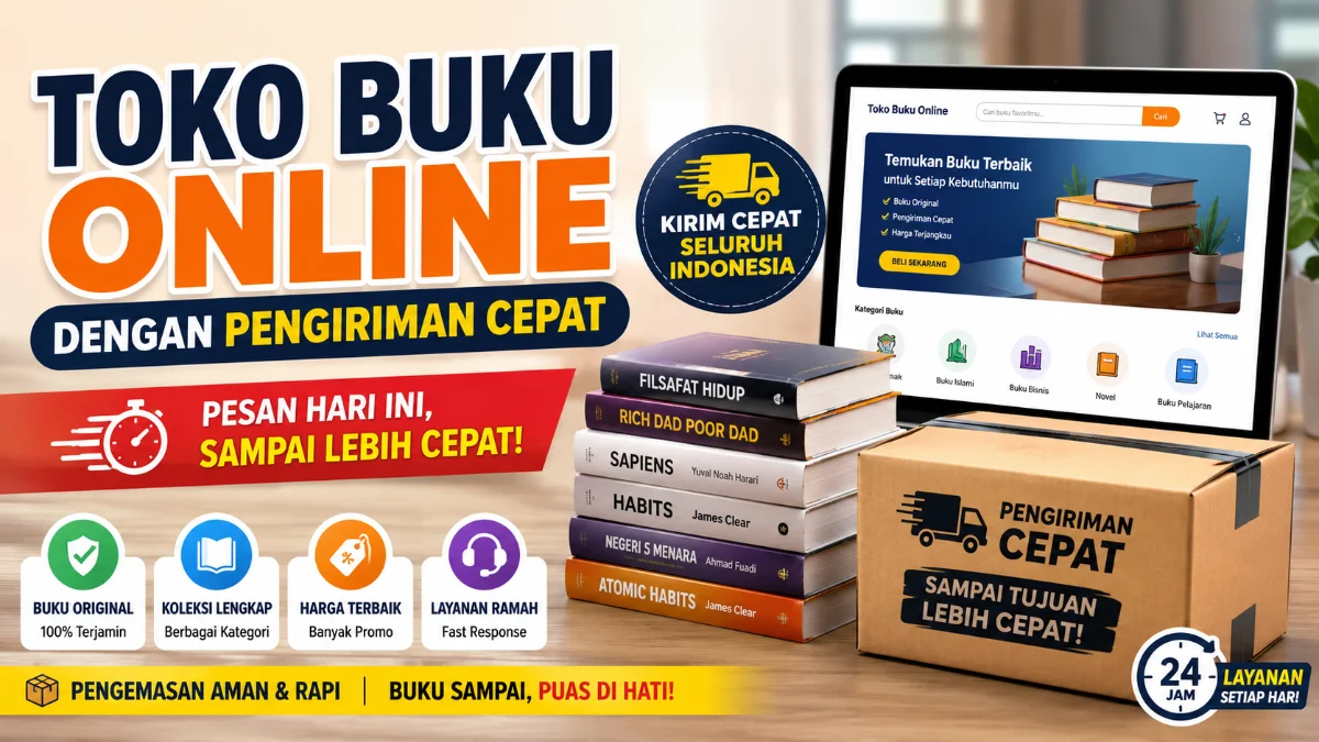 Toko Buku Online dengan Pengiriman Cepat