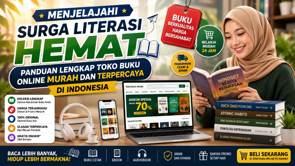 Menjelajahi Surga Literasi Hemat: Panduan Lengkap Toko Buku Online Murah dan Terpercaya di Indonesia