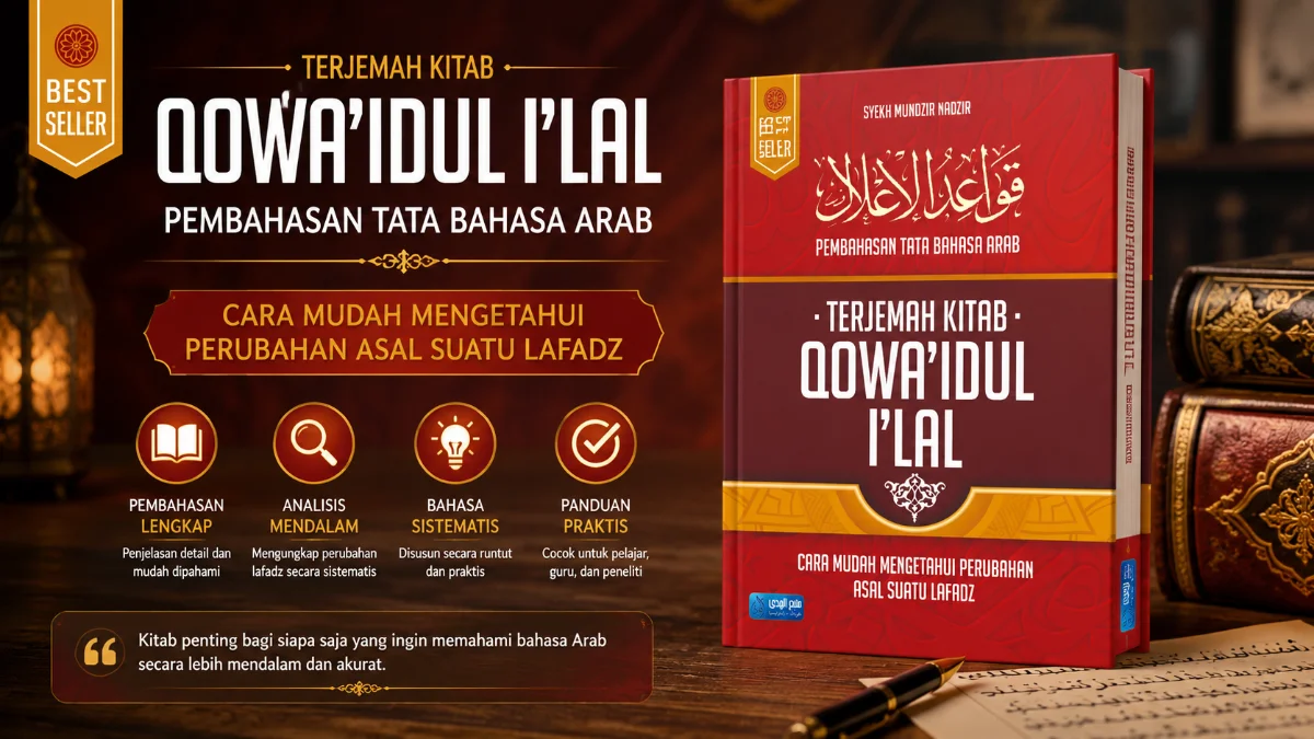 PANDUAN LENGKAP TERJEMAH KITAB QOWAIDUL I'LAL UNTUK PEMULA DAN SANTRI