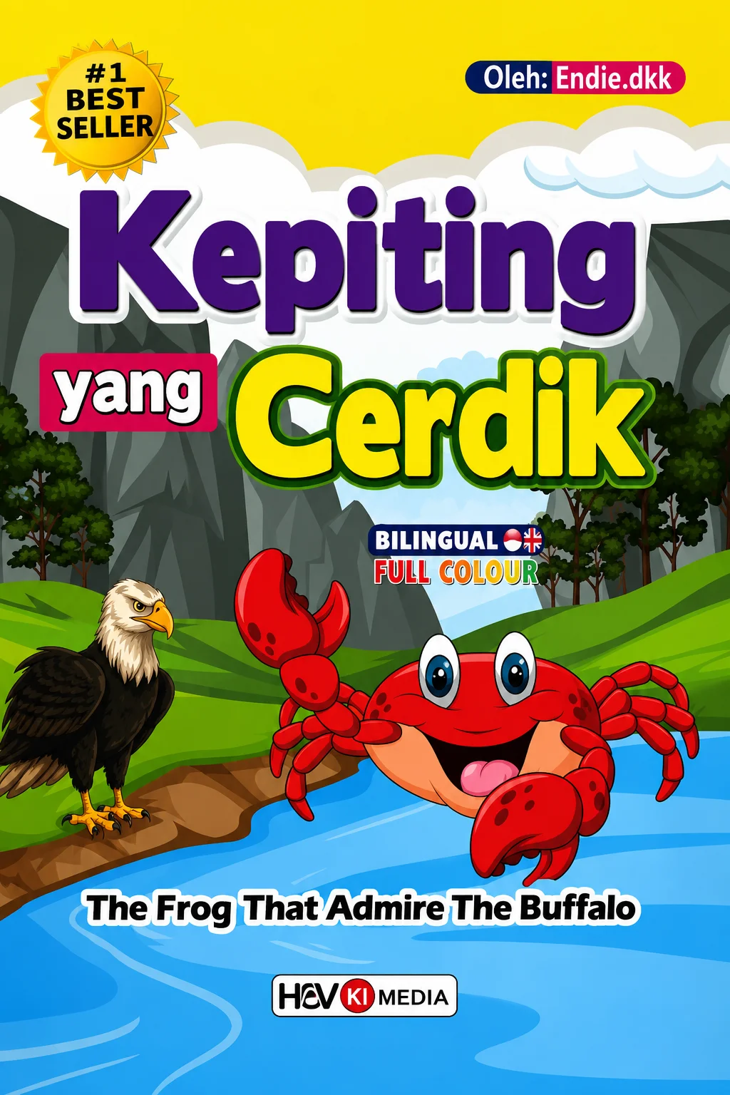 Buku Cerita Seri Binatang Kisah Inspiratif Bergambar Bilingual Full Colour