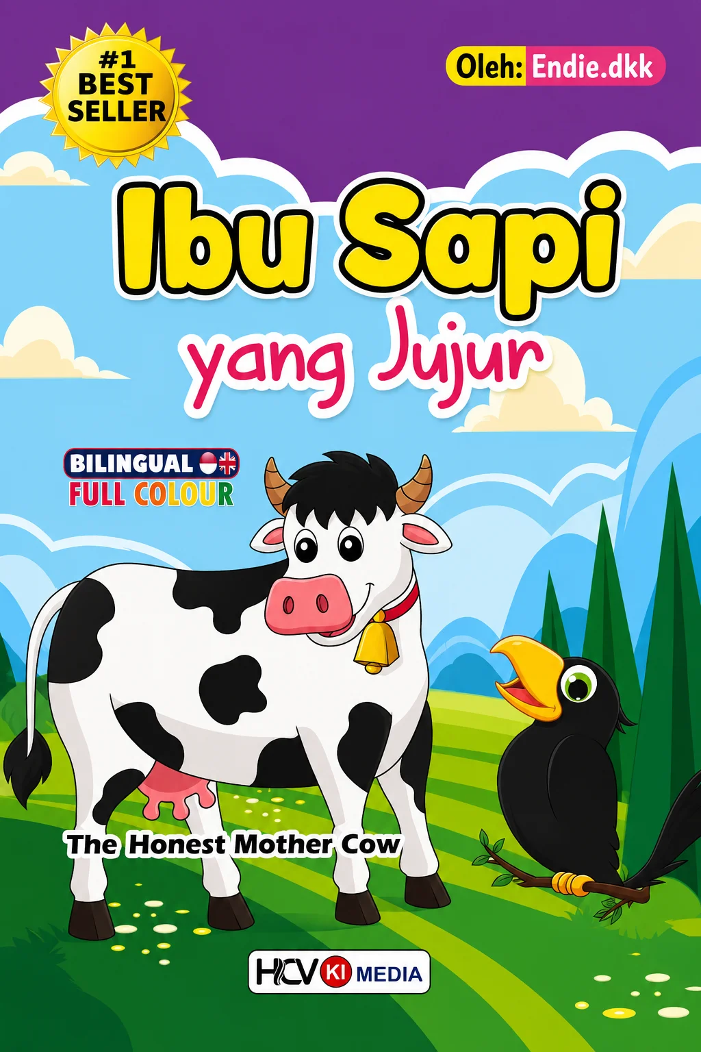 Buku Cerita Seri Binatang Kisah Inspiratif Bergambar Bilingual Full Colour