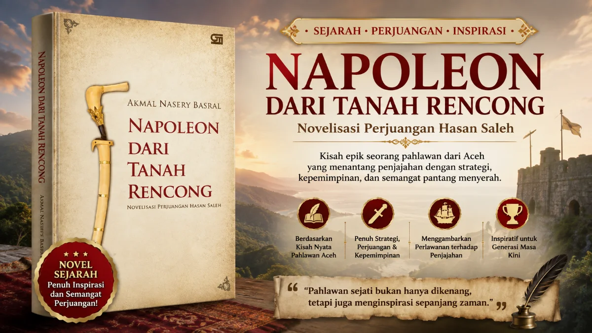 NAPOLEON DARI TANAH RENCONG: MENELUSURI JEJAK STRATEGI DAN PENGABDIAN HASAN SALEH DALAM NOVELISASI SEJARAH YANG MENGGETARKAN