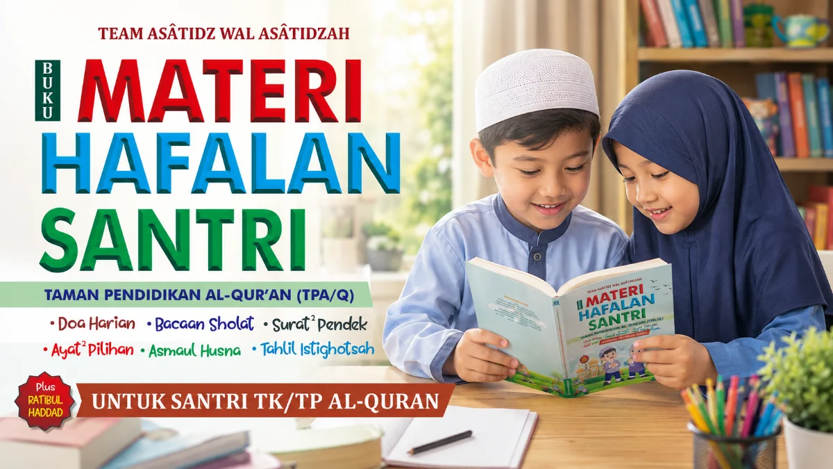 PANDUAN LENGKAP BUKU MATERI HAFALAN SANTRI TPA/TPQ: MENANAM BENIH IMAN SEJAK DINI