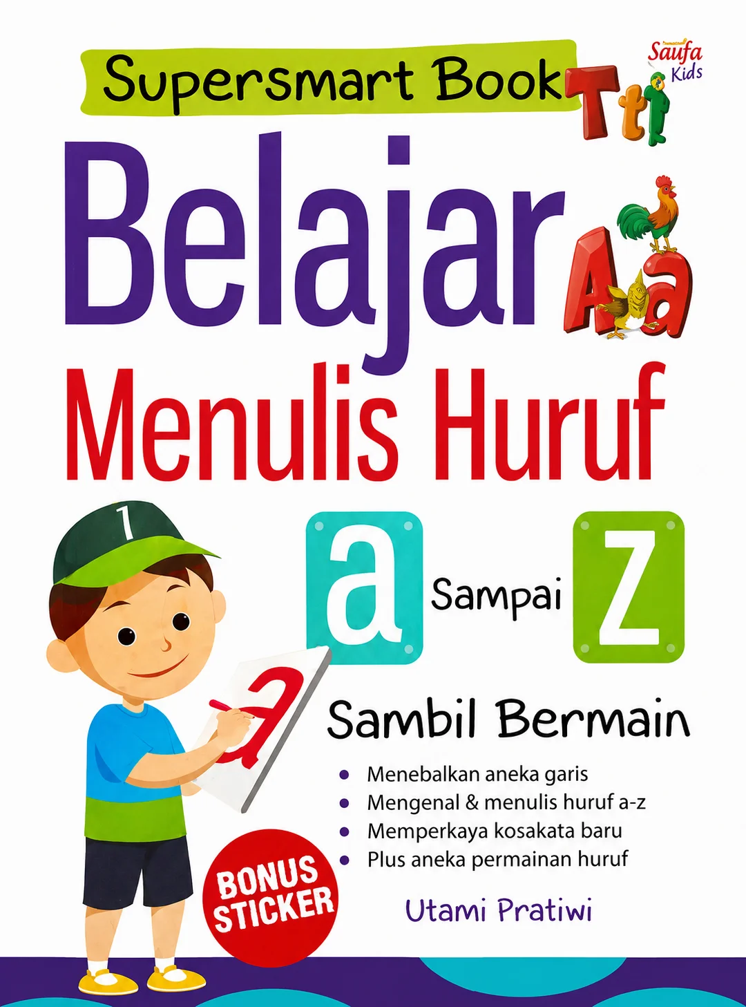 Supersmart Book Belajar Menulis Huruf A-Z Sambil Bermain