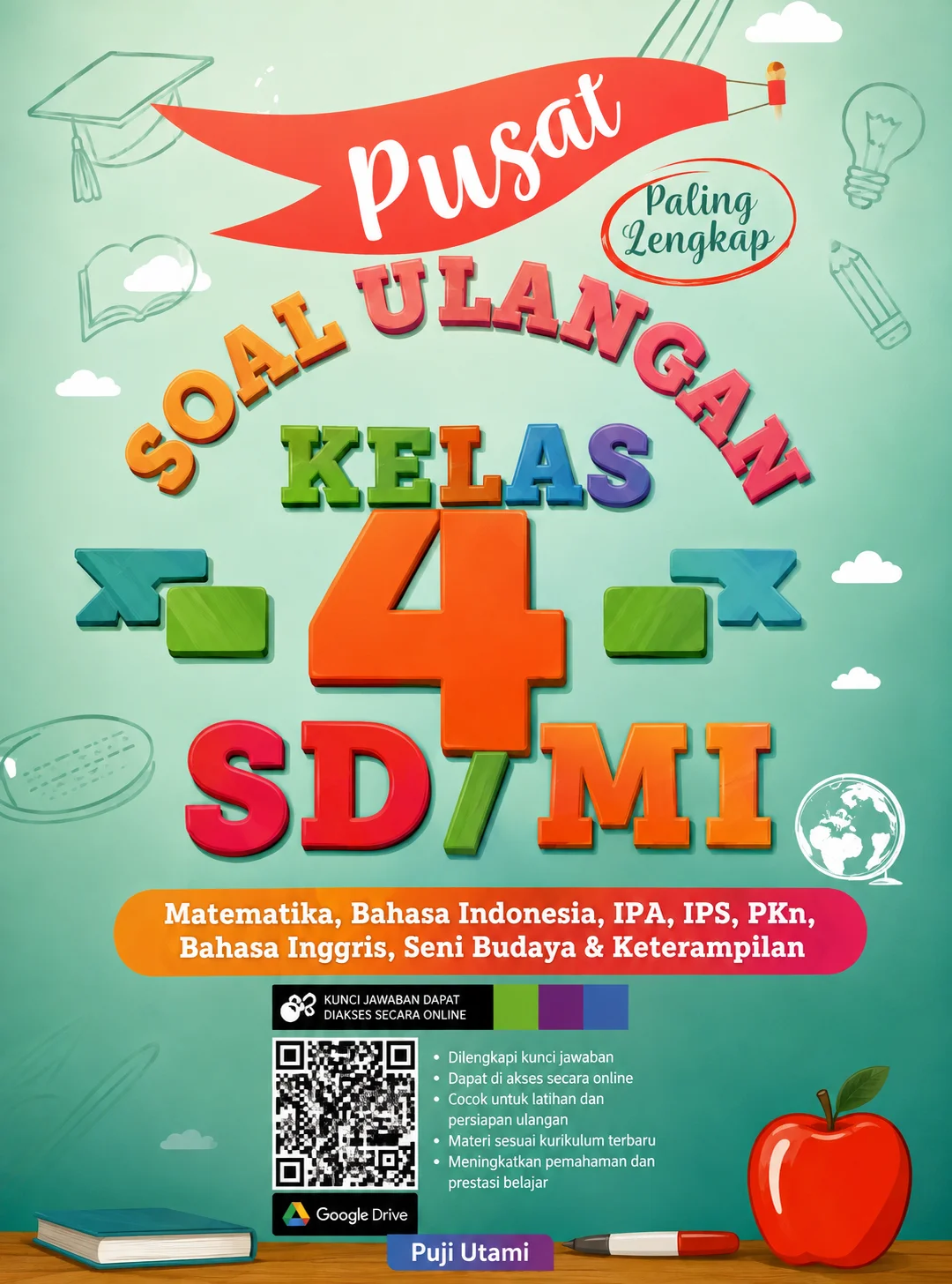 Pusat Soal Ulangan Kelas 4 SD/MI