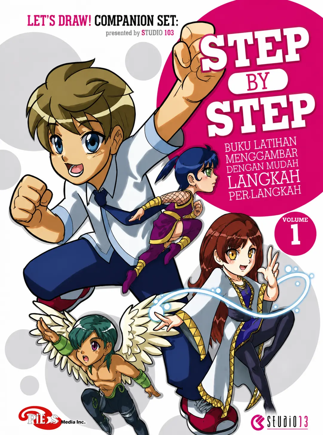Let’s Draw! Companion Set Step By Step | KUASAI CARA MENGGAMBAR MANGA SECARA INTUITIF