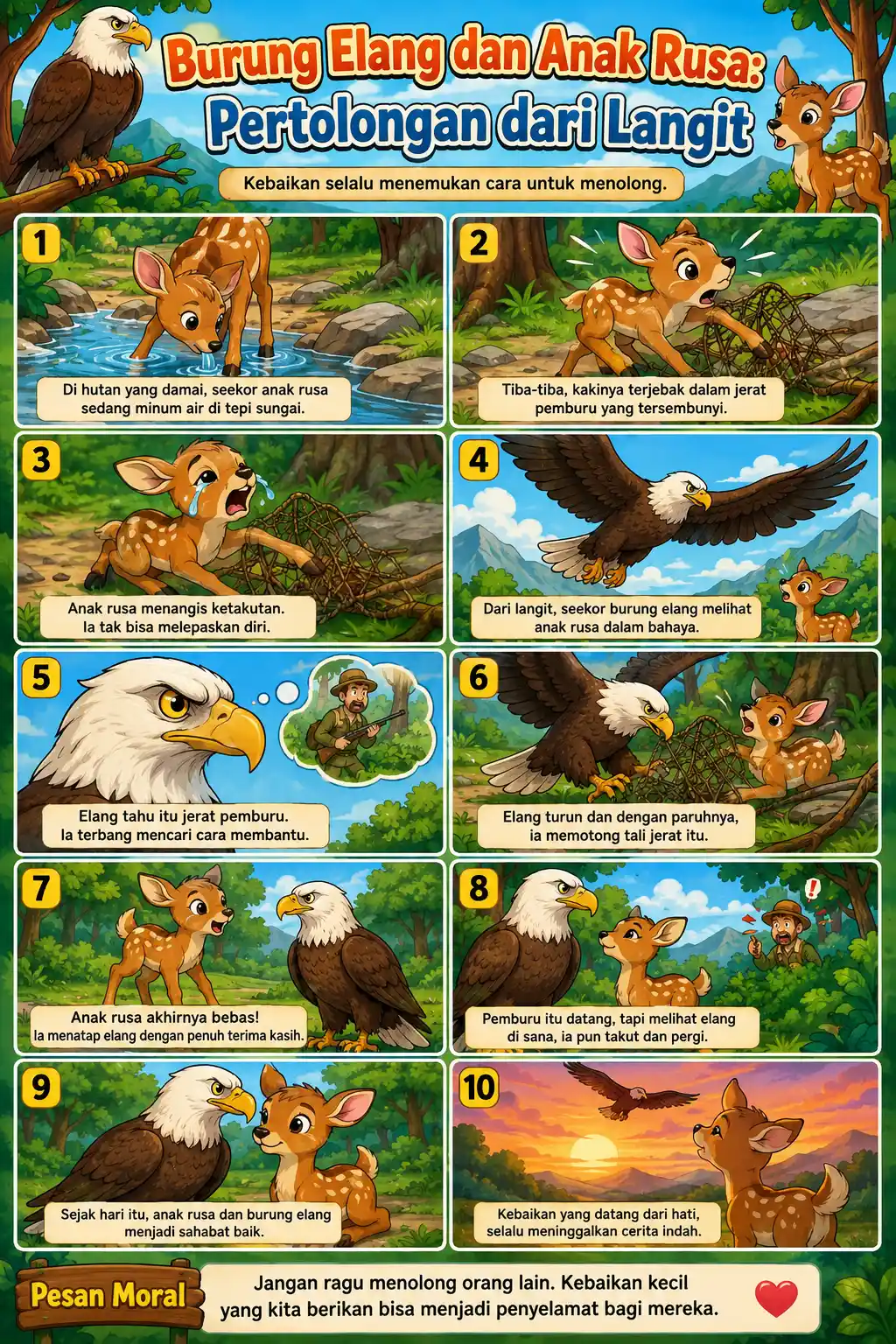 Hiasan Dinding Poster Burung Elang Pertolongan Dari Langit Pajangan Kamar Estetik Lukisan Dekorasi Rumah Minimalis