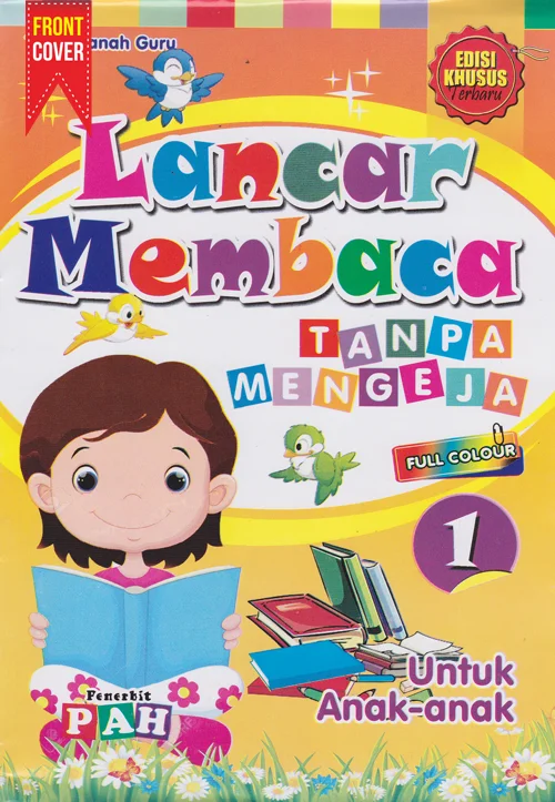 Lancar Membaca Tanpa Mengeja Full Color | Jilid 1-6