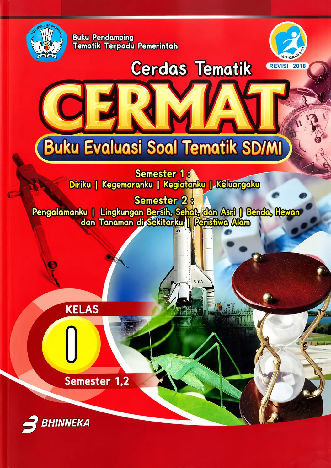 Buku Cerdas Tematik CERMAT | Buku Evaluasi Soal Tematik SD/MI