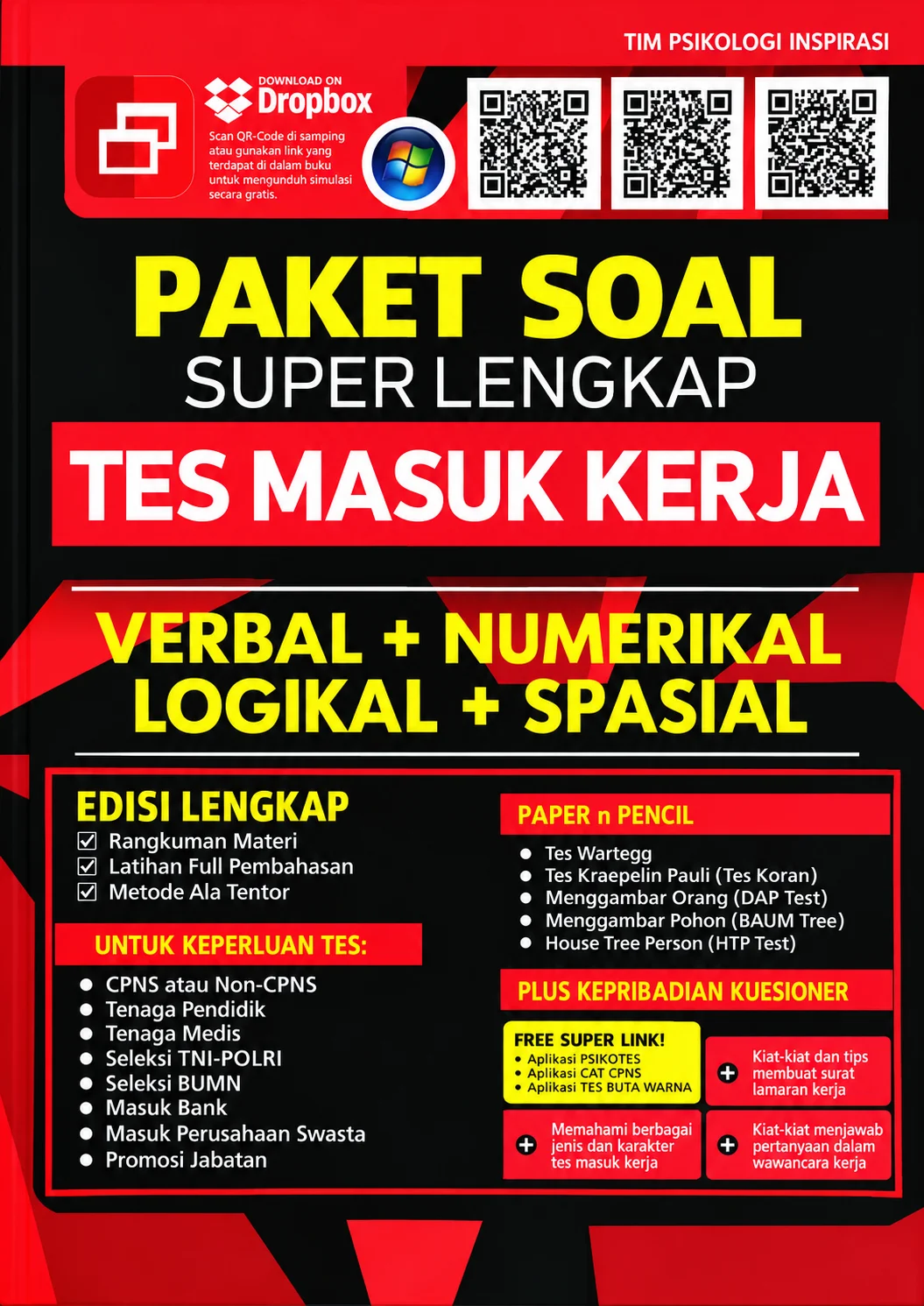 Paket Soal Super Lengkap Tes Masuk Kerja