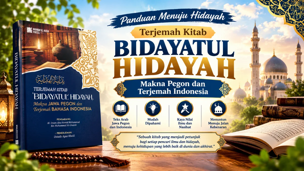 PANDUAN MENUJU HIDAYAH: TERJEMAH KITAB BIDAYATUL HIDAYAH MAKNA PEGON DAN INDONESIA