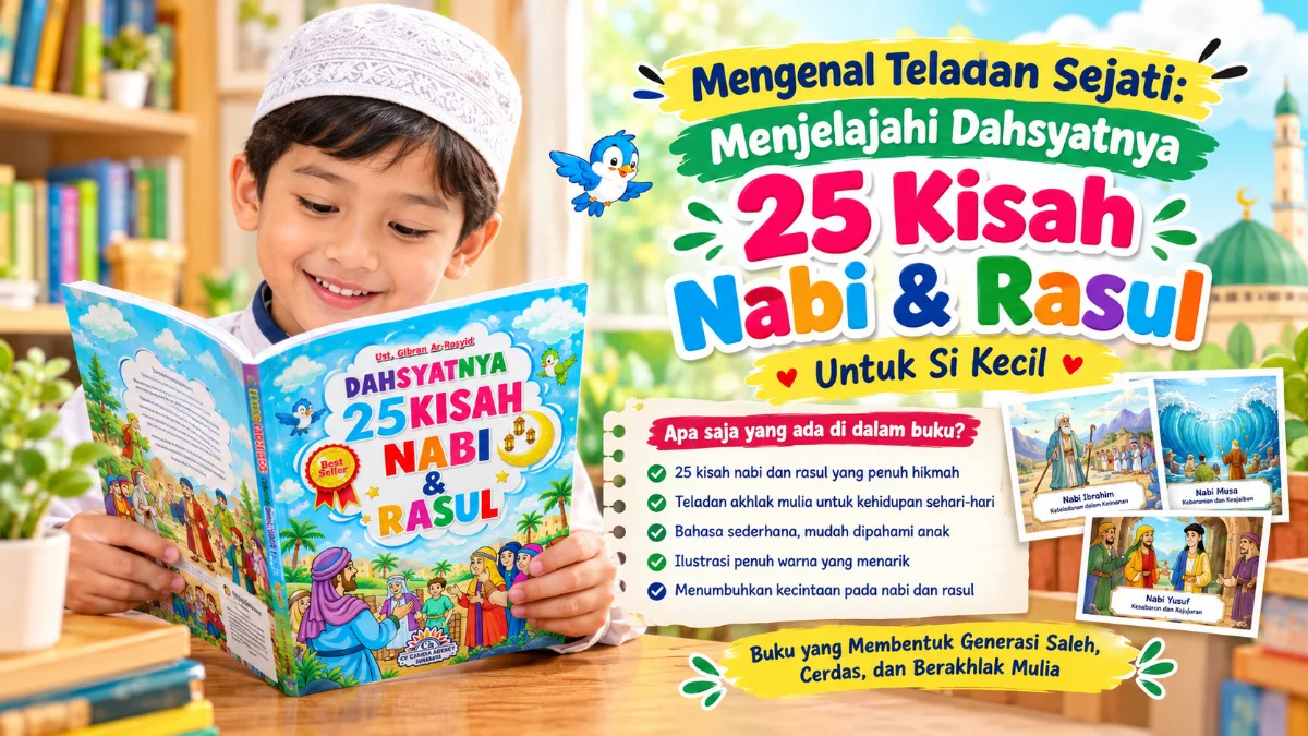 MENGENAL TELADAN SEJATI: MENJELAJAHI DAHSYATNYA 25 KISAH NABI & RASUL UNTUK SI KECIL
