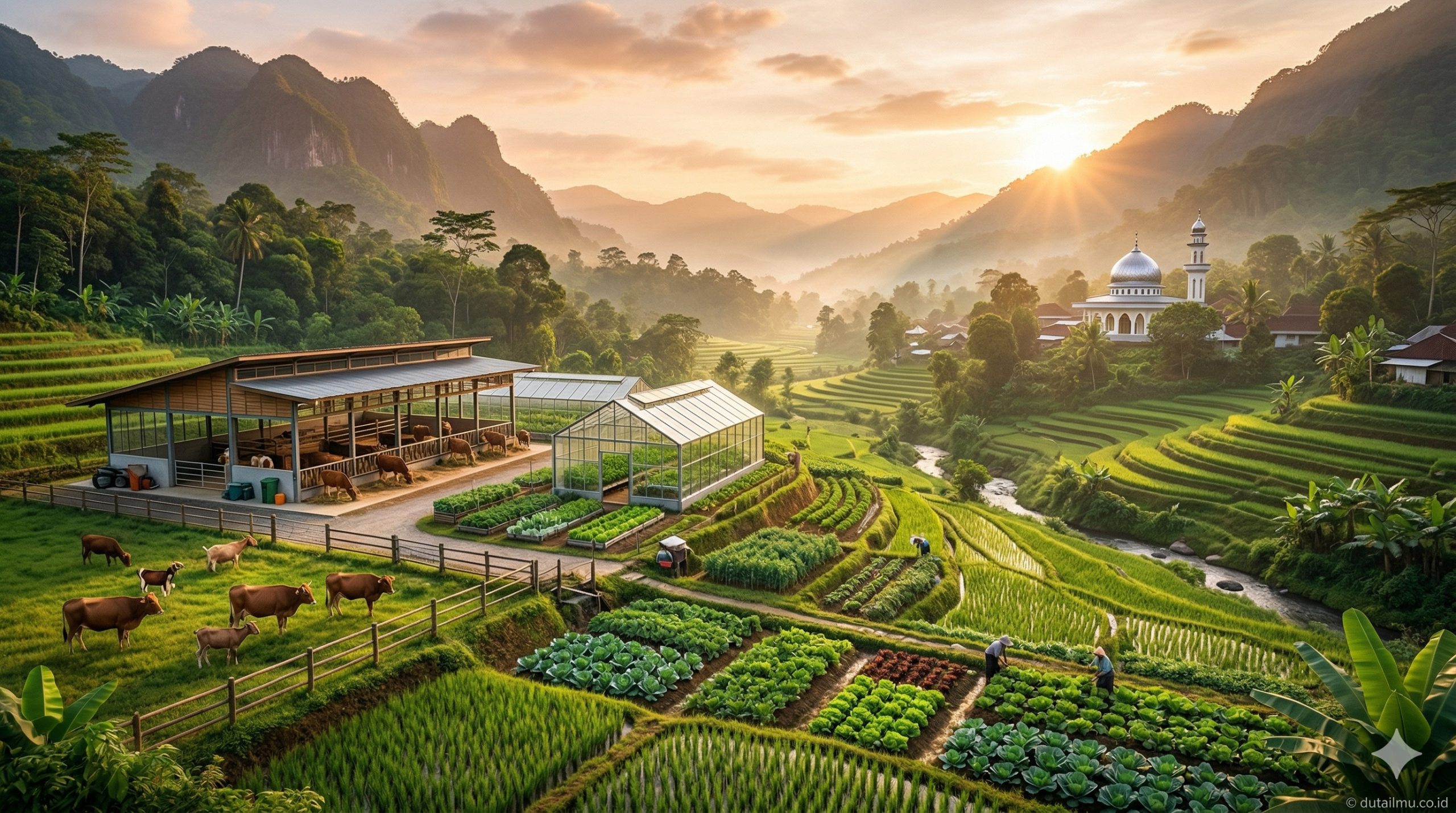 Buku Panduan Pertanian dan Peternakan Berbasis Syariah Menjemput Keberkahan Bumi