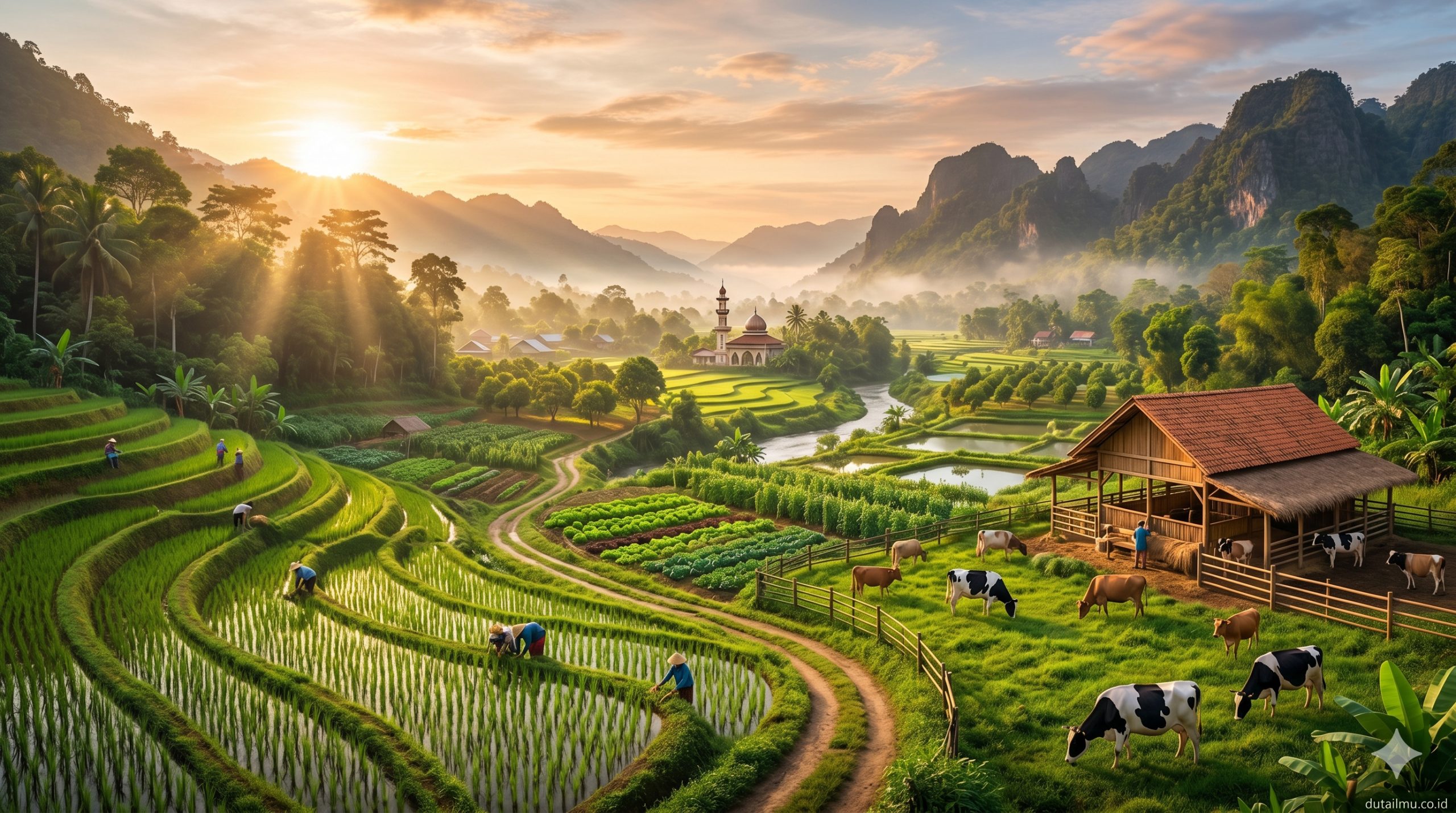 Strategi Pertanian Organik dan Peternakan Syariah Berkelanjutan Menuju Kedaulatan Pangan Berkah