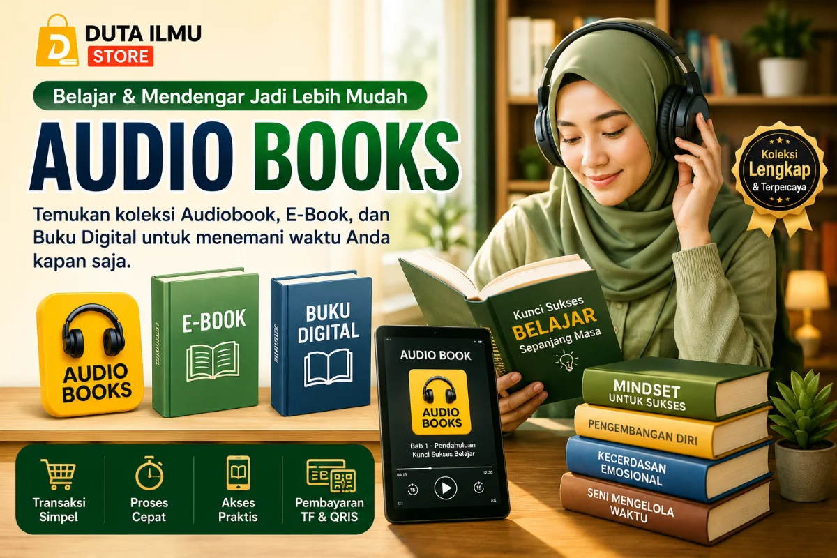 Jual audio books original dan berkualitas di Duta Ilmu
